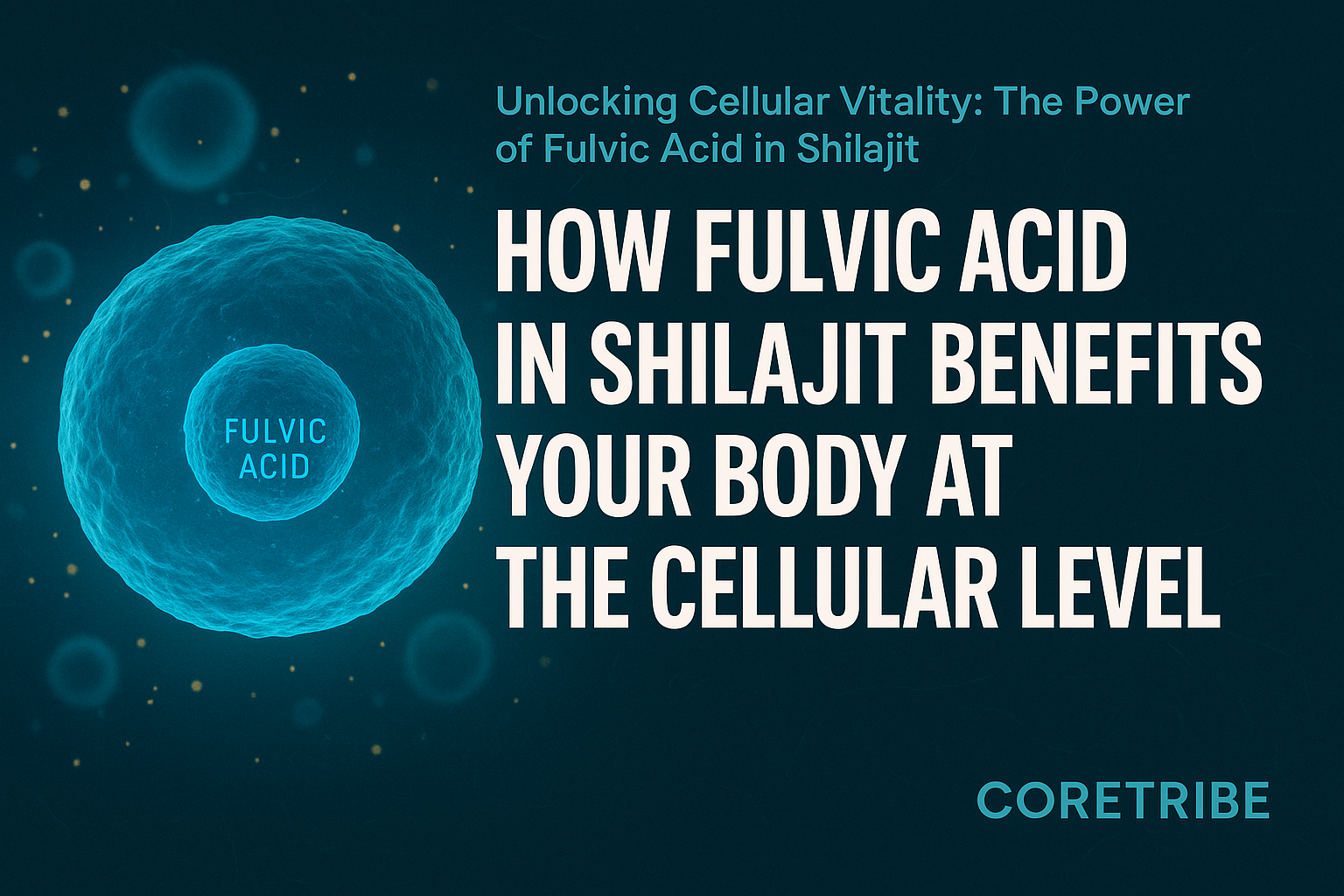 How Fulvic Acid in Shilajit Benefits Your Body at the Cellular Level