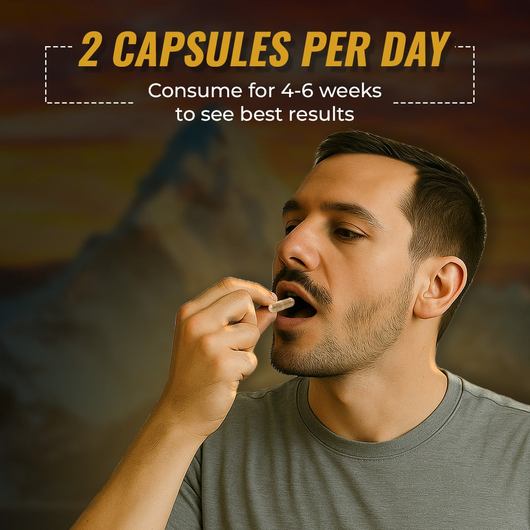 CoreTribe® Shilajit Bundle Pack of 3 – Pure Himalayan Shilajit Resin+Capsules + Honey Sticks for Daily Energy & Wellness