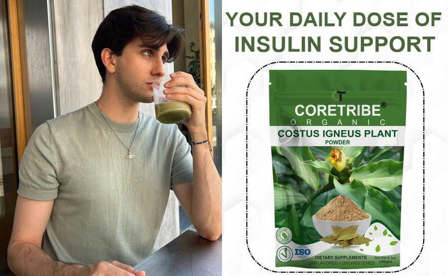 CoreTribe Costus Igneus Leaf Powder | 180g Pure Herbal Powder | Traditional Wellness Support | Non-GMO | Vegan