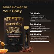 Coretribe® Shilajit Honey Sticks