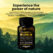 coretribe Shilajit Capsules – Sourced from the Himalayan mountains