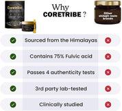 Coretribe ® Pure Himalayan Shilajit Resin 30g Pack