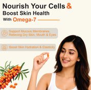 Coretribe Whole Berry Sea Buckthorn Oil Softgels, 1000 mg, 60 Count, Omega 3-6-7-9 Fatty Acid Dietary Supplement for Skin, Hair & Daily Wellness Support