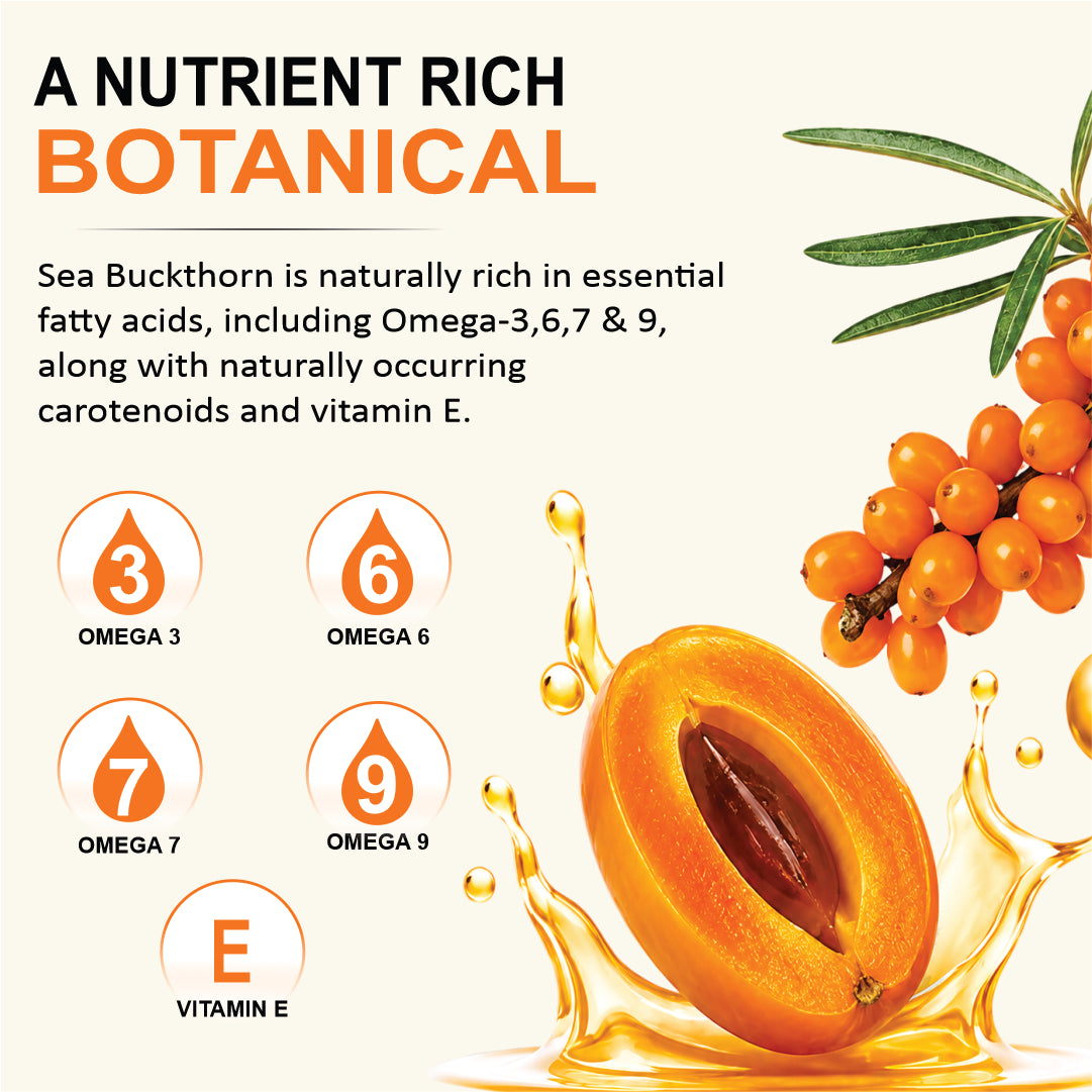Coretribe Whole Berry Sea Buckthorn Oil Softgels, 1000 mg, 60 Count, Omega 3-6-7-9 Fatty Acid Dietary Supplement for Skin, Hair & Daily Wellness Support