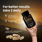 Coretribe Shilajit Capsules – Take 2 daily for better results. Supports energy, immunity, and overall wellness.