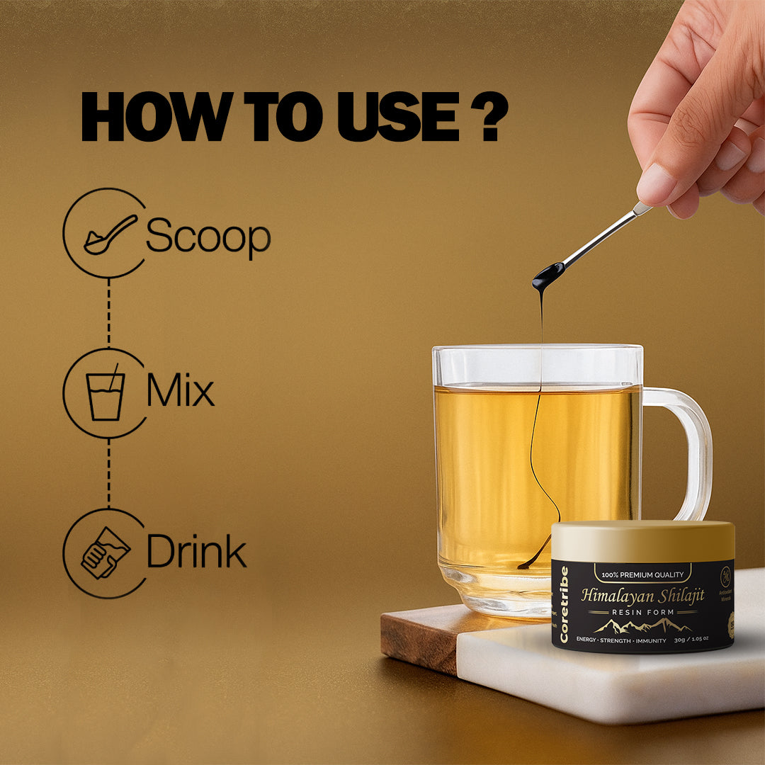 Coretribe ® Pure Himalayan Shilajit Resin 30g Pack