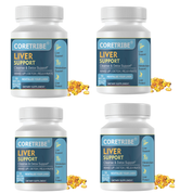 Coretribe Ayurvedic Liver Detox & Cleanse Softgels with Arka Pushpa & Kshupa Swarasa Siddha Tila Taila | Healthcare Support for Liver Wellness, Digestive Health | 10 Count