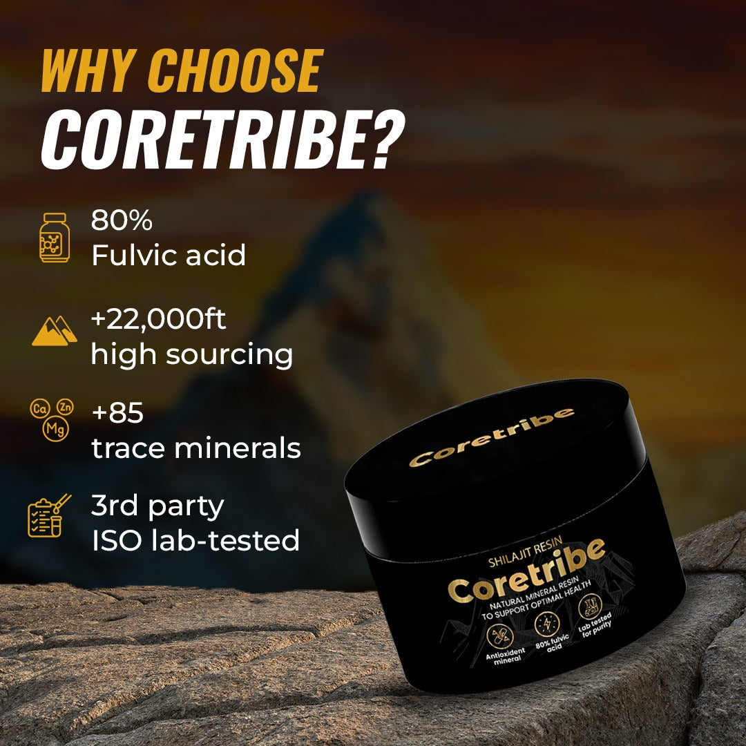 Coretribe ® Pure Himalayan Shilajit Resin 30g Pack