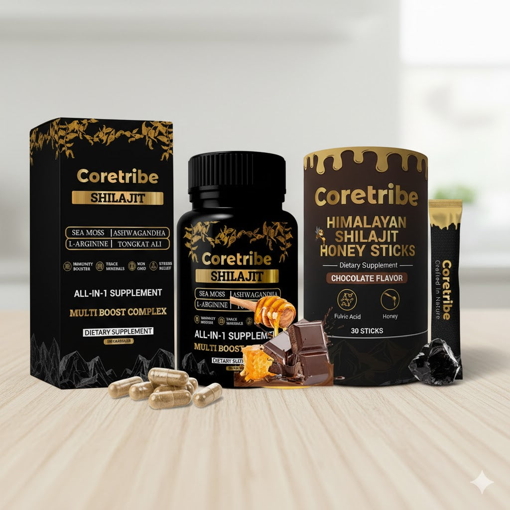 Shilajit Capsule + Honeysticks