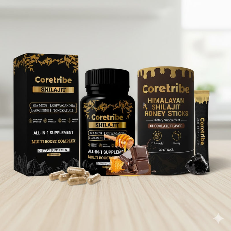 Shilajit Capsule + Honeysticks