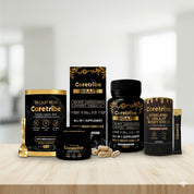 CoreTribe® Shilajit Bundle Pack of 3 – Pure Himalayan Shilajit Resin+Capsules + Honey Sticks for Daily Energy & Wellness