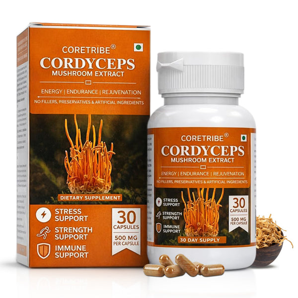 Coretribe® Cordyceps Militaris Mushroom Extract Capsules