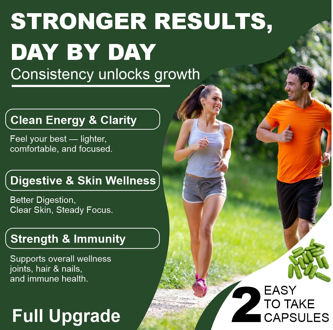 CoreTribe Moringa Capsules - Pure Moringa Powder, Energy, Skin, Immune & Gut Health Superfood, Rich in Antioxidants, Essential Vitamins & Amino Acids, Natural Green Superfood Supplement - 60 Count